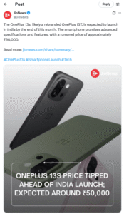 onePlus 13s